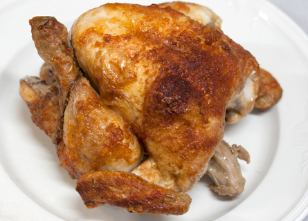 roast chicken in gros (donostia)