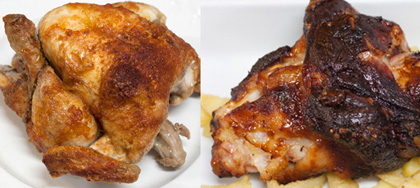 pollos asados en donostia, restaurante amalur